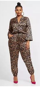 Fashion to Figure Leopard Jumpsuit